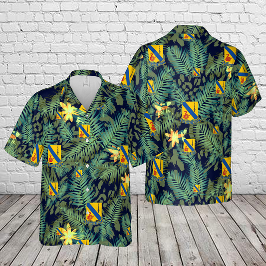 US Army 14th Cavalry Regiment Hawaiian Shirt