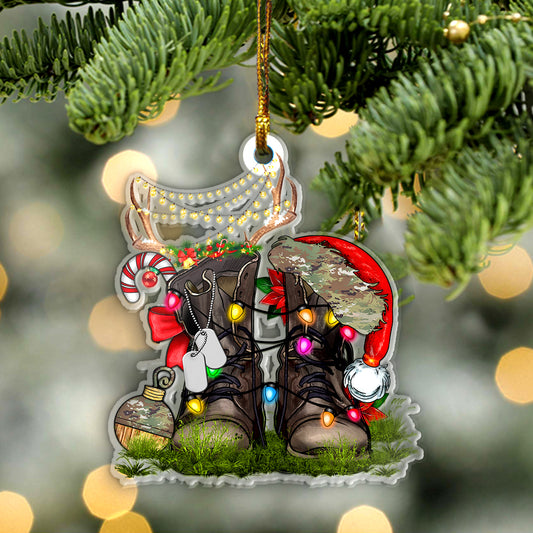 US Army Veteran Christmas Ornament