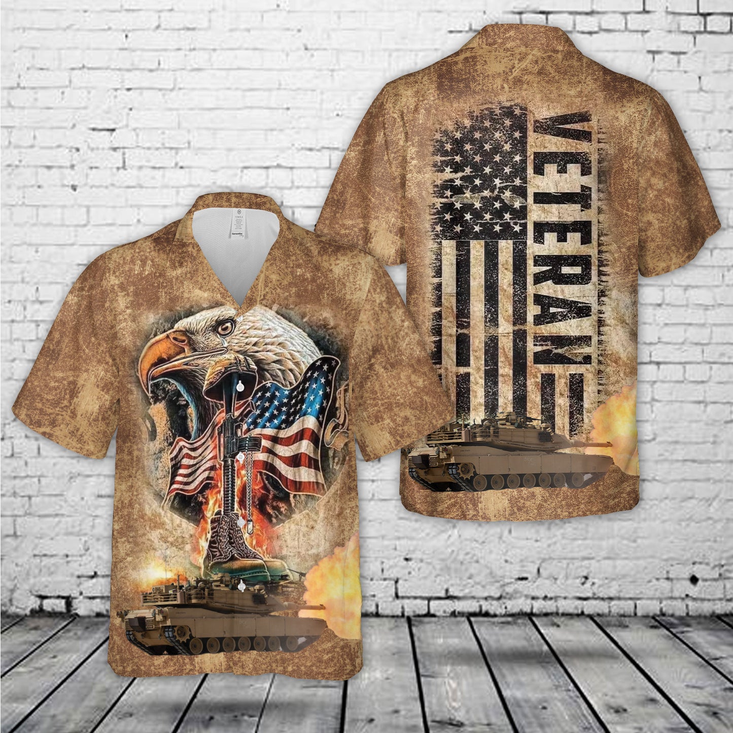 US Army Veteran Hawaiian Shirt