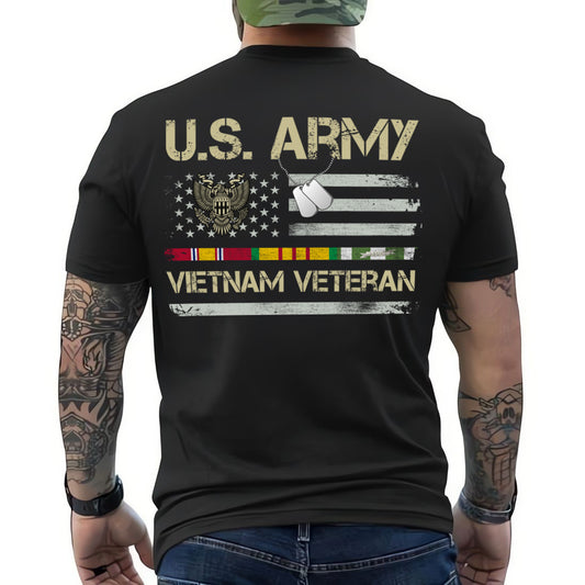 US Army Vietnam Veteran Classic Unisex T-Shirt Gildan 5000 (Made In US) DLTT1406PT02