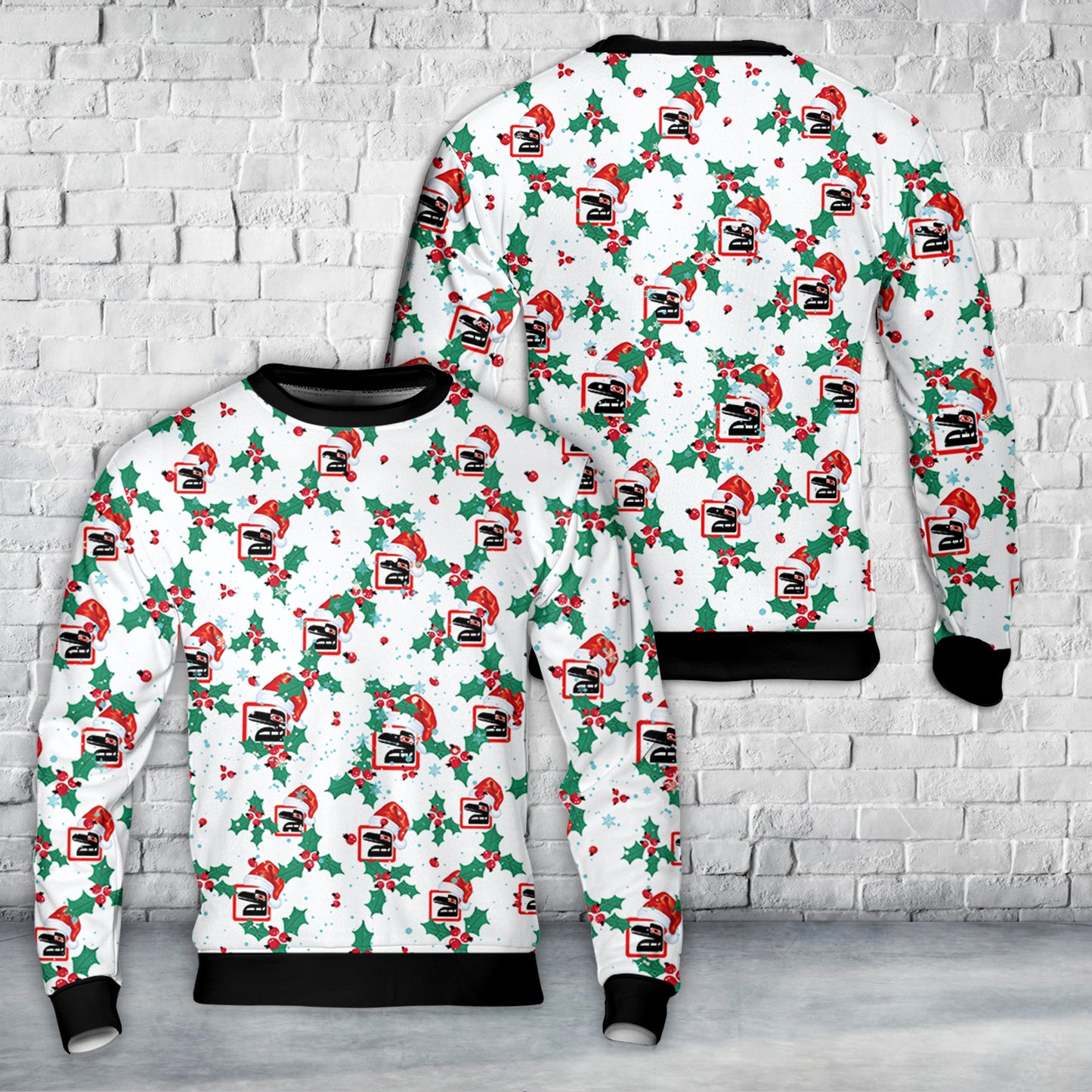 US Army Washington Army National Guard 81st Stryker Brigade Combat Team Christmas AOP Sweater