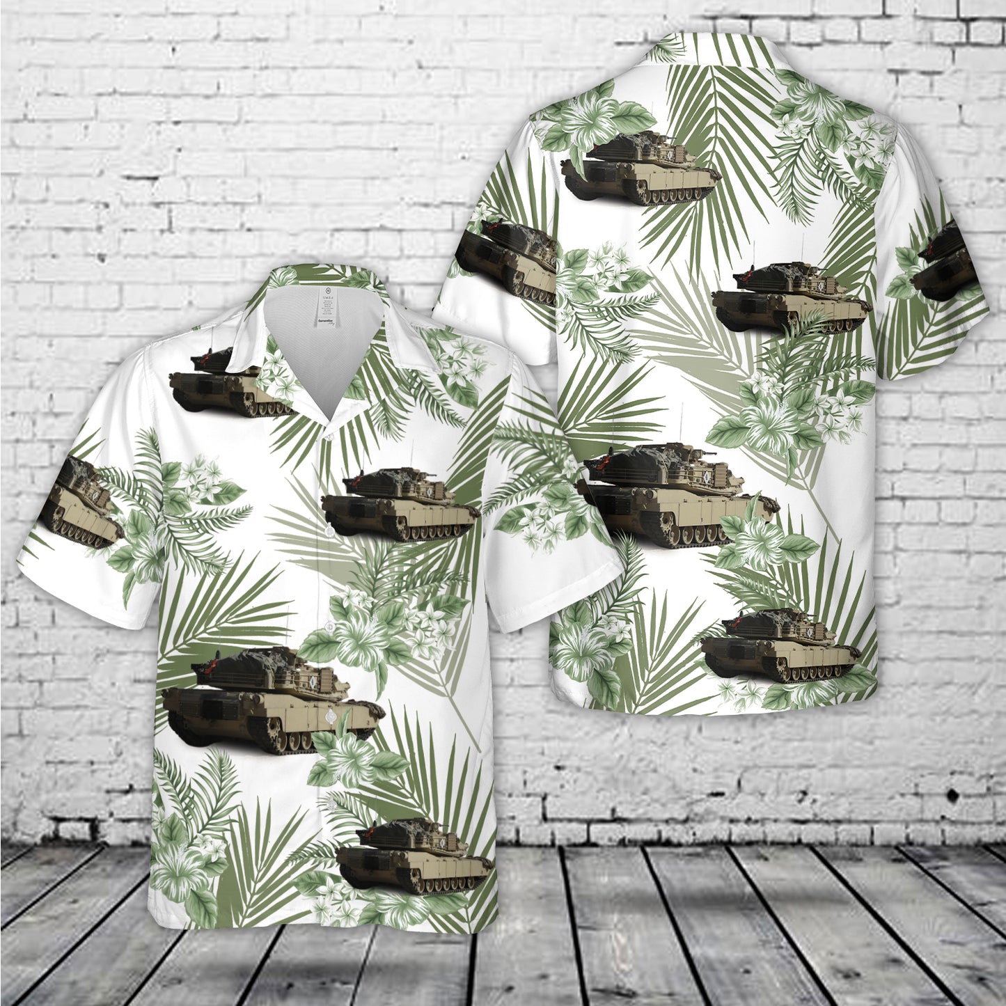 US Army M1A1 Abrams Tank 278th Armored Cavalry Regiment, Tennessee Army National Guard Hawaiian Shirt