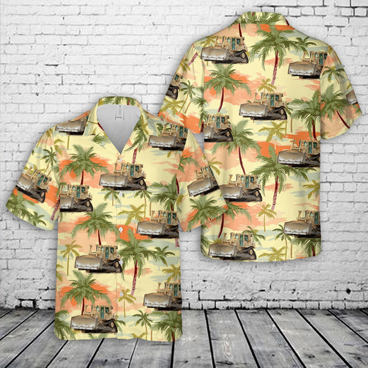 US Army bulldozer D7 Hawaiian Shirt