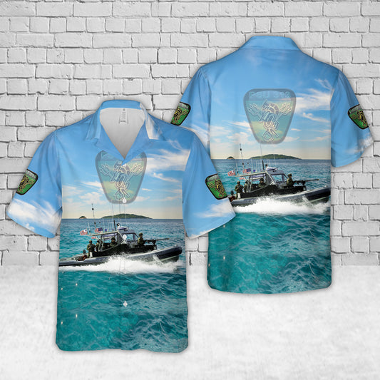 US Coast Guard Port Security Units 313 Hawaiian Shirt