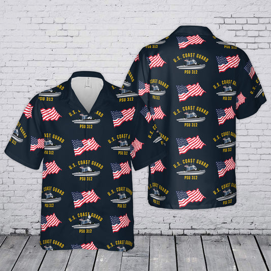 US Coast Guard Port Security Units PSU 312 Hawaiian Shirt
