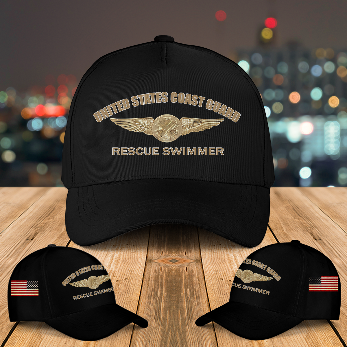 US Coast Guard Rescue Swimmer Baseball Cap
