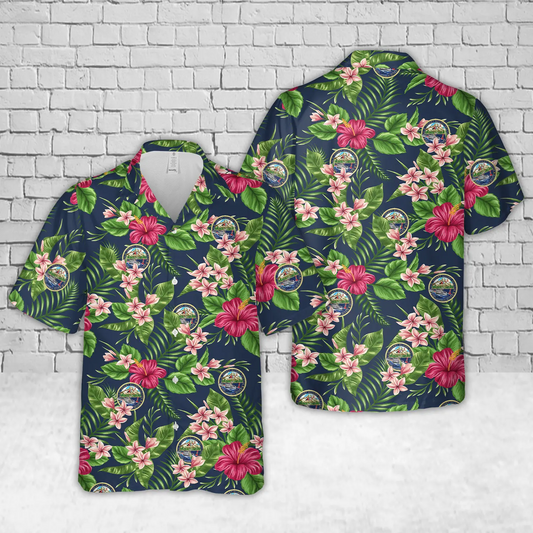 US Coast Guard Sector Columbia River Hawaiian Shirt