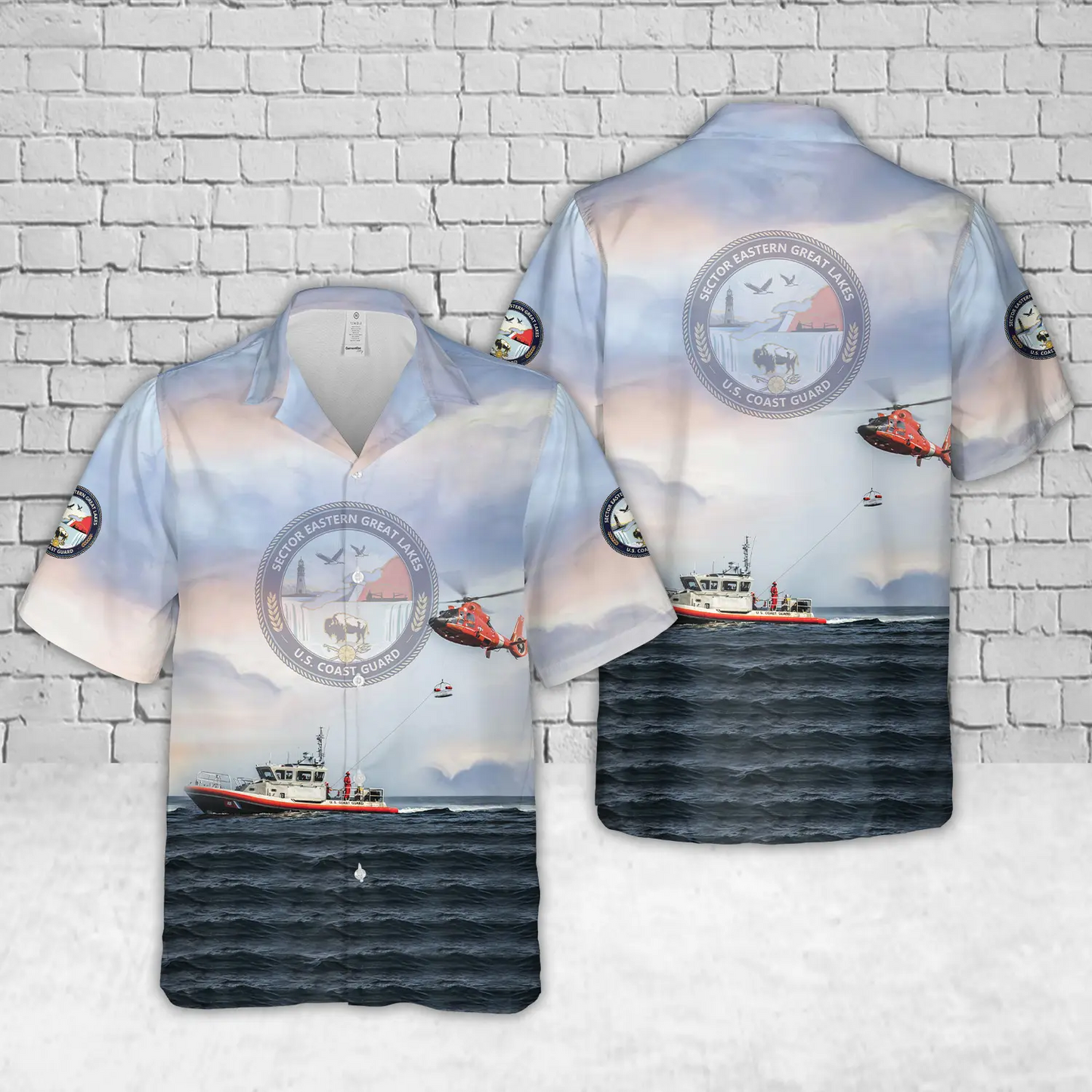 US Coast Guard Sector Eastern Great Lakes Hawaiian Shirt