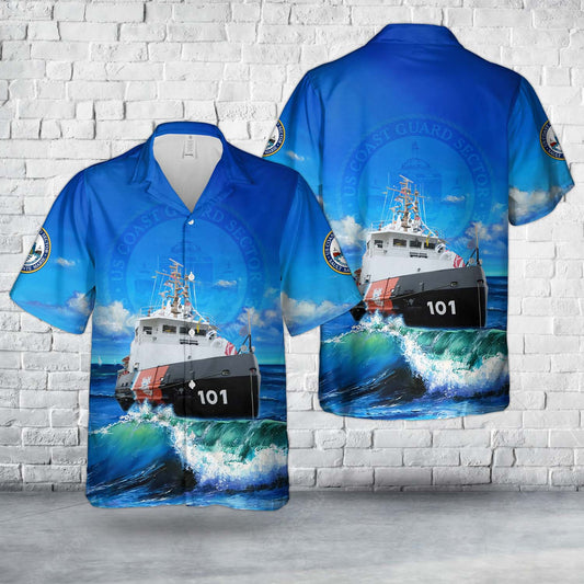 US Coast Guard Sector Sault Ste Marie Hawaiian Shirt