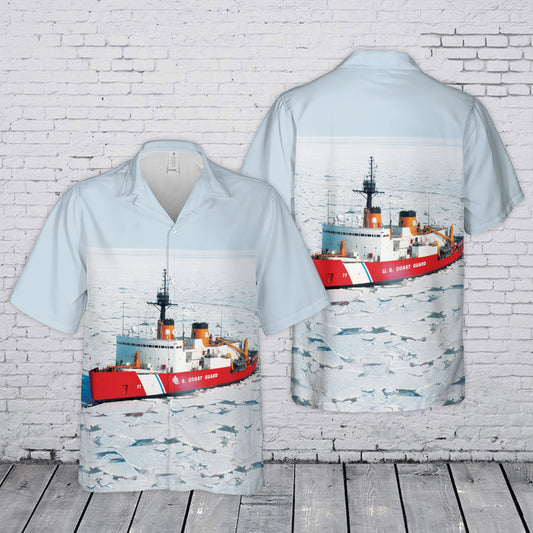 US Coast Guard USCGC Polar Sea (WAGB-11) Hawaiian Shirt