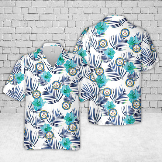 US Coast Guard USCG Asst Commandant for Resources Hawaiian Shirt