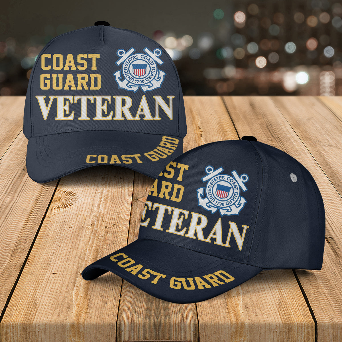 US Coast Guard Veteran Baseball Cap