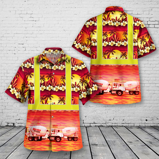 US Concrete Tropical Hawaiian Shirt