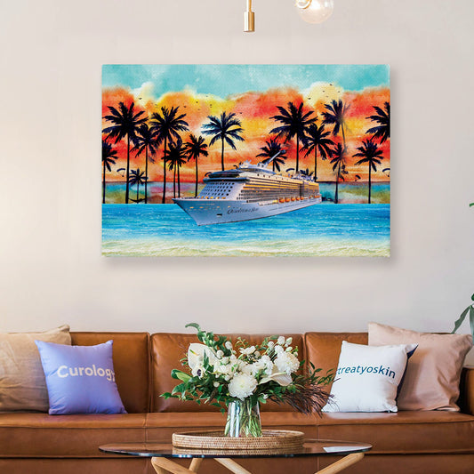 US Cruise Ship Canvas Prints