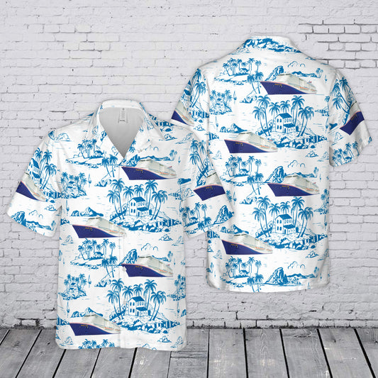 US Cruise Ship Mardi Gras Hawaiian Shirt