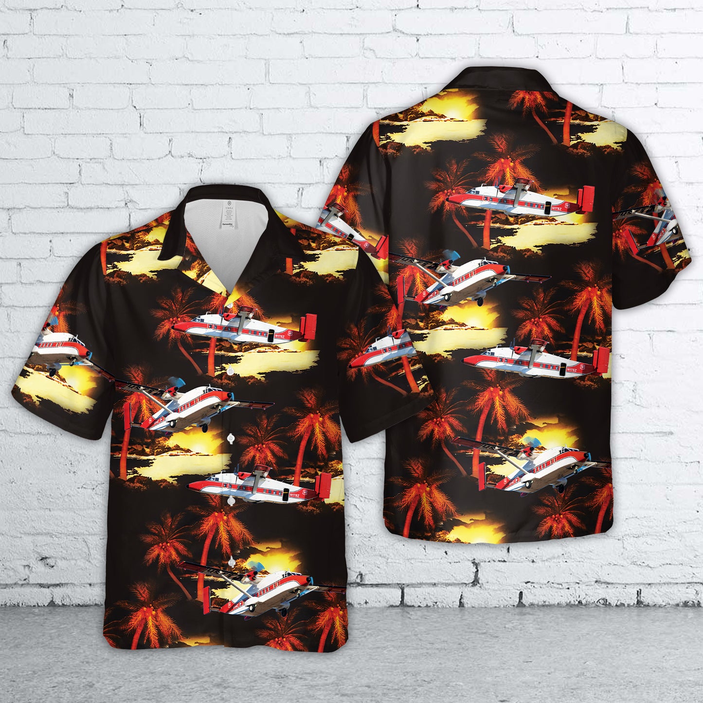 US Forest Service Short C-23B+ Sherpa (360) Hawaiian Shirt