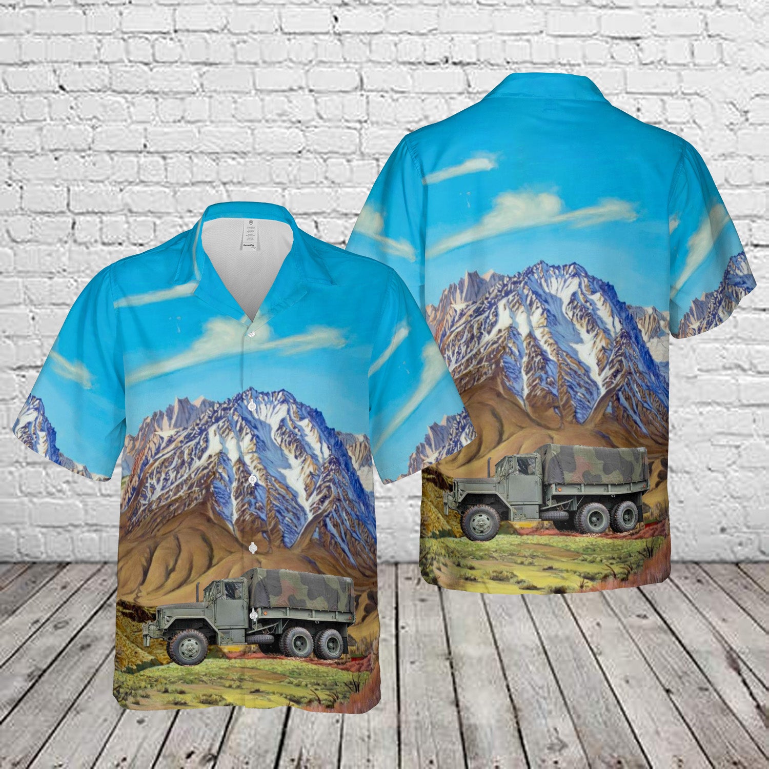 US M35A2 Truck Hawaiian Shirt