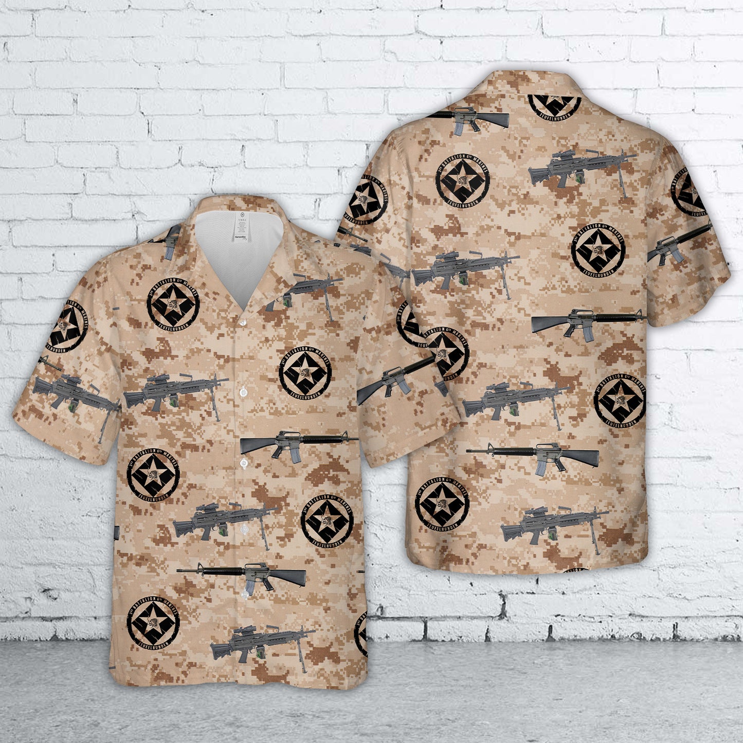 US Marine Corps 3rd Battalion, 6th Marines (3/6) Hawaiian Shirt