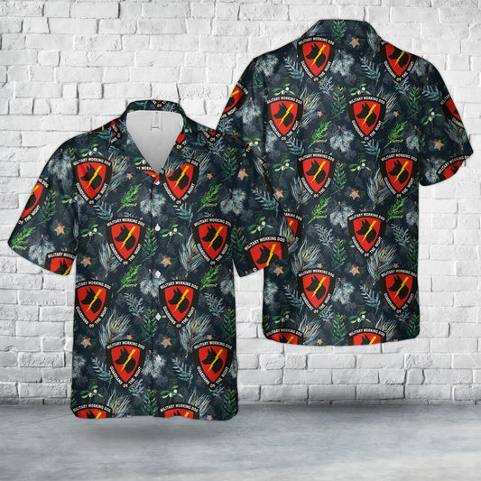 US Military Working Dog K-9 Guardians Hawaiian Shirt