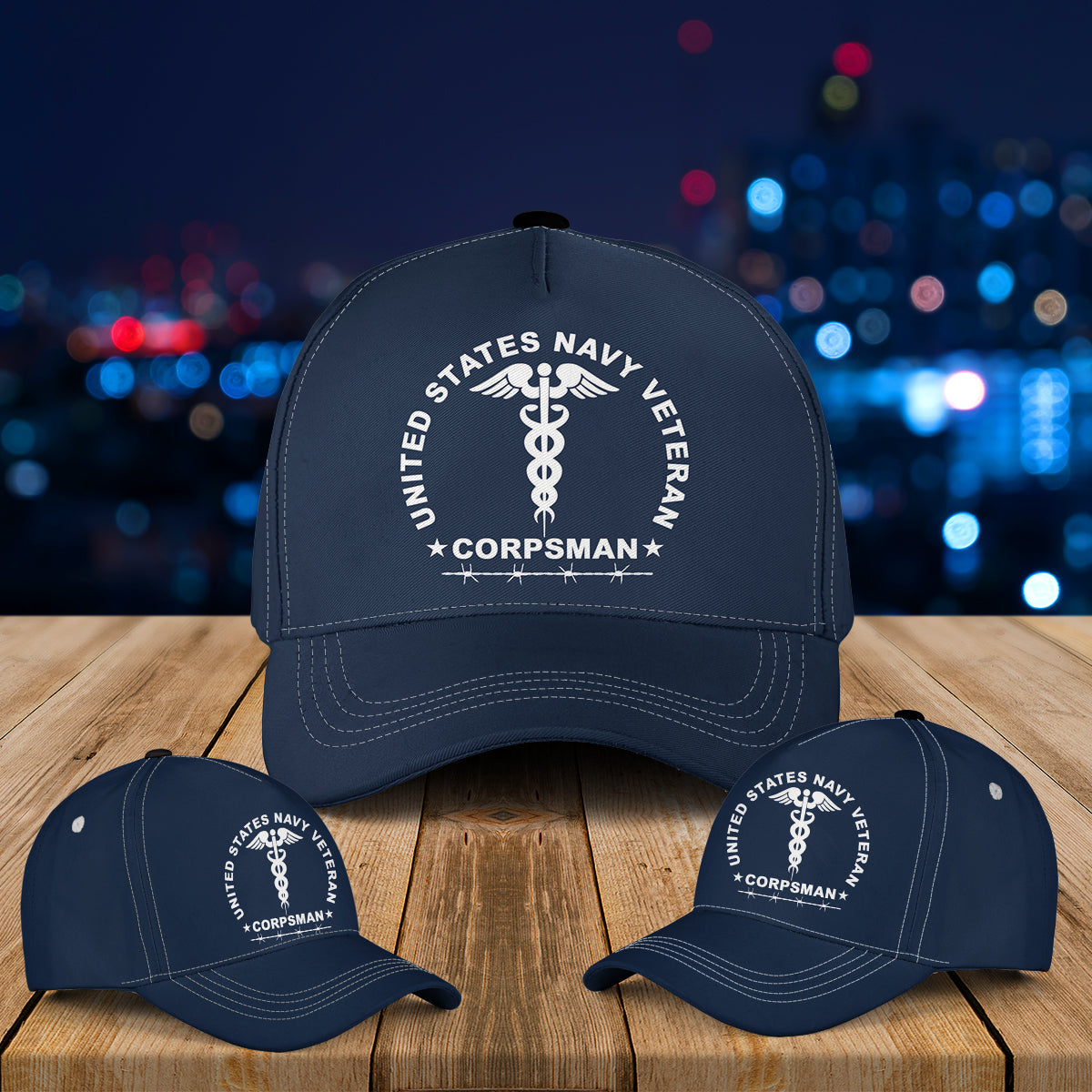 US NAVY Veteran Corpsman Baseball Cap