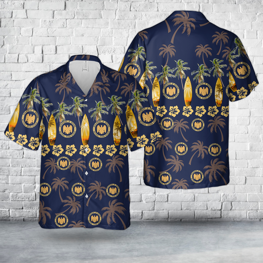 US National Guard Bureau Hawaiian Shirt