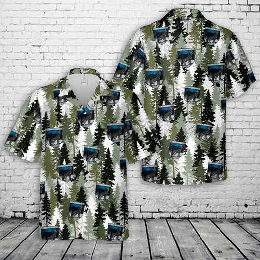 US National Reconnaissance Office NROL-44 Hawaiian Shirt