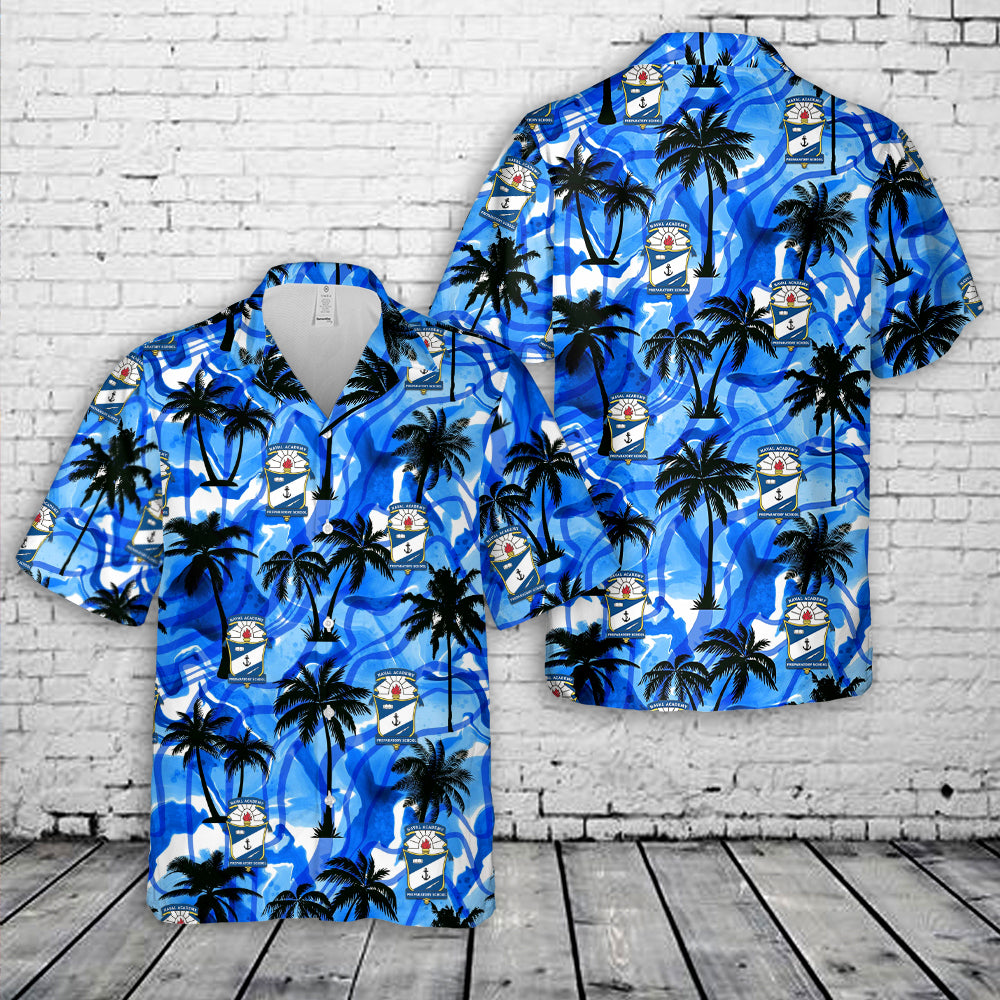 US Naval Academy Preparatory School NAPS Hawaiian Shirt