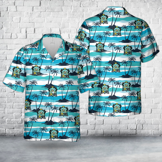 US Navy 25th Naval Construction Regiment Hawaiian Shirt