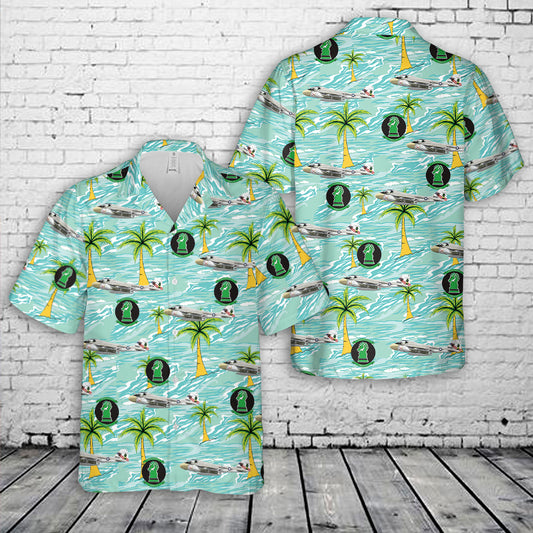 US Navy A-6E Intruder VMA(AW)-121 Green Knights, VK1 / 159314. MCAS Cherry Point, NC - 1977 Hawaiian Shirt