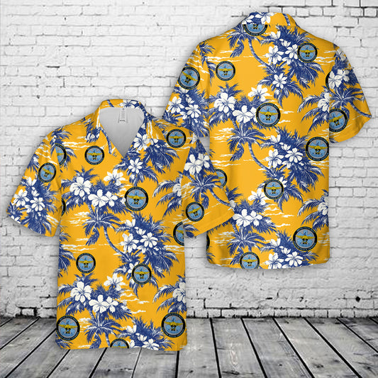 US Navy Aviation Rescue Swimmer Hawaiian Shirt