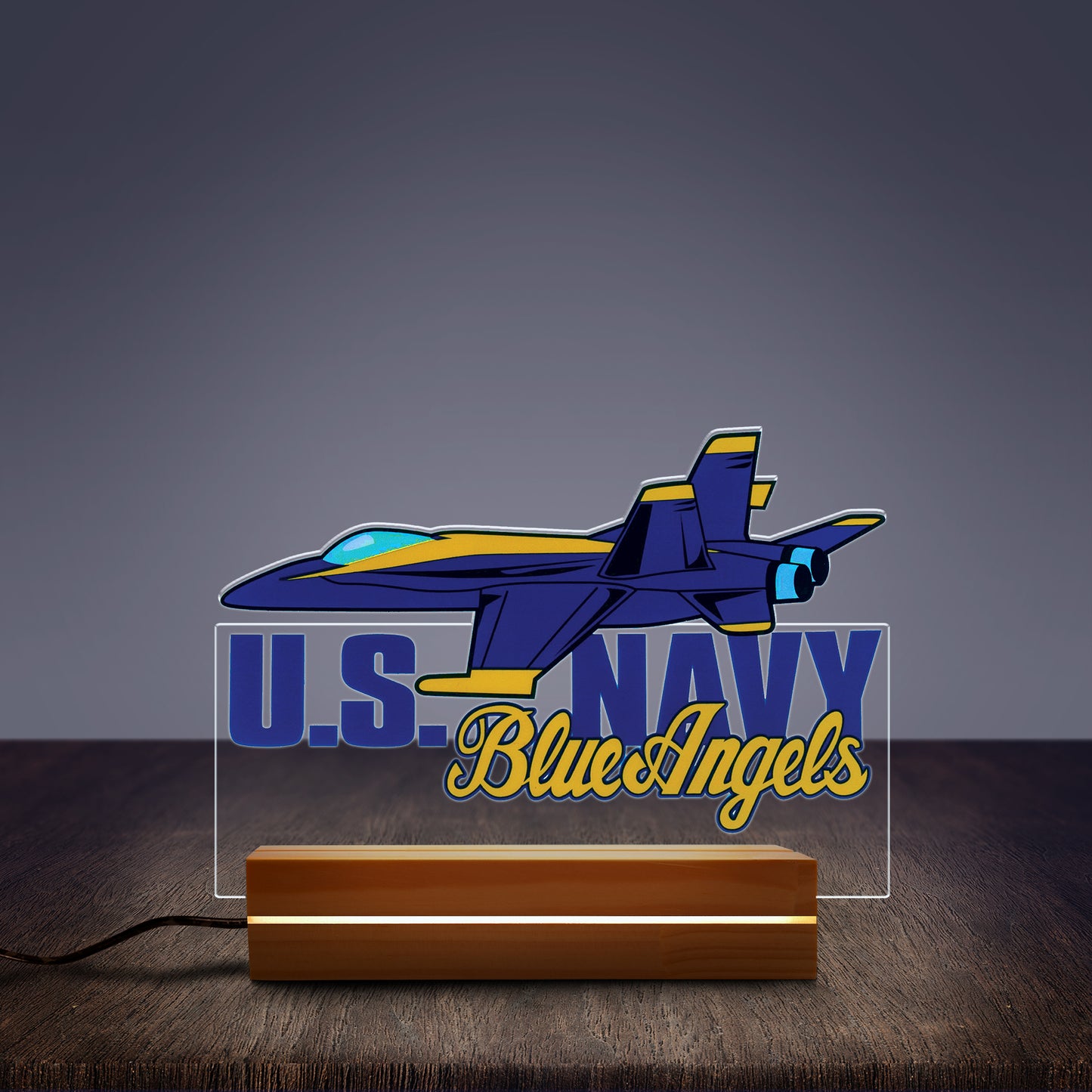 US Navy Blue Angels Photo Night Light