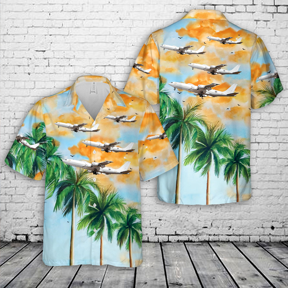 US Navy Boeing E-6 Tacamo Hawaiian Shirt