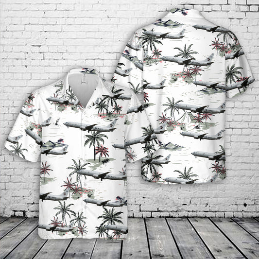 US Navy Boeing P-8 Poseidon (B737-800) LA-436 Hawaiian Shirt