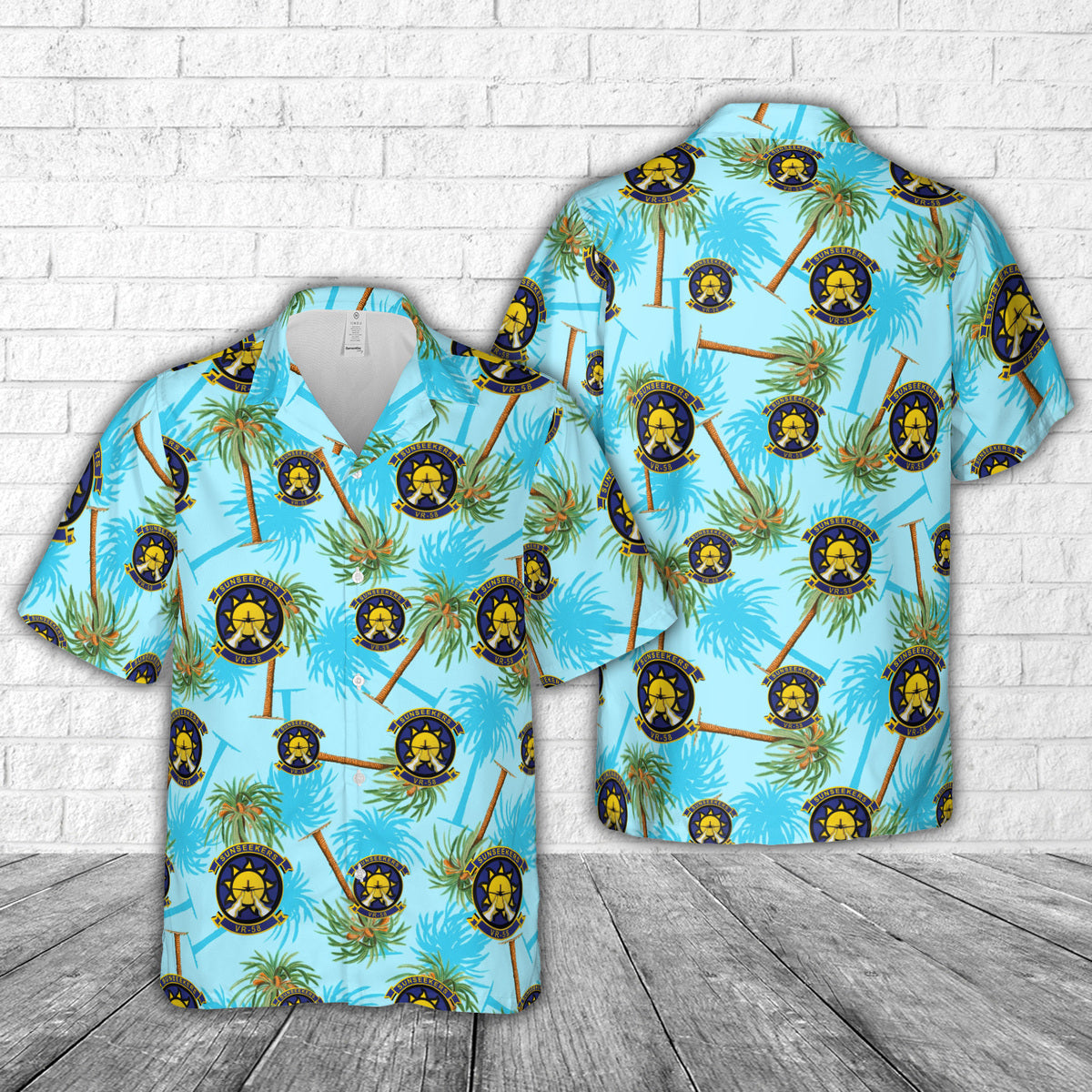 US Navy Boeing 'sunseekers' C-40A Clipper Hawaiian Shirt