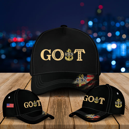 US Navy Chief GOAT Baseball Cap