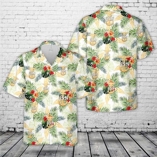 US Navy Chief Naval Aircrewman AW NAC Hawaiian Shirt