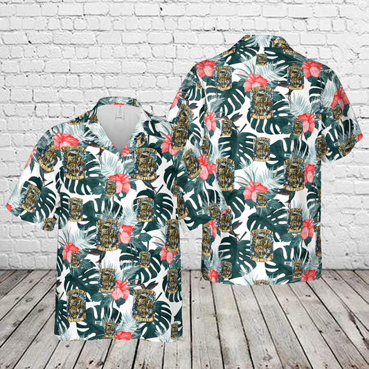 US Navy Chief Octopus Retired Hawaiian Shirt