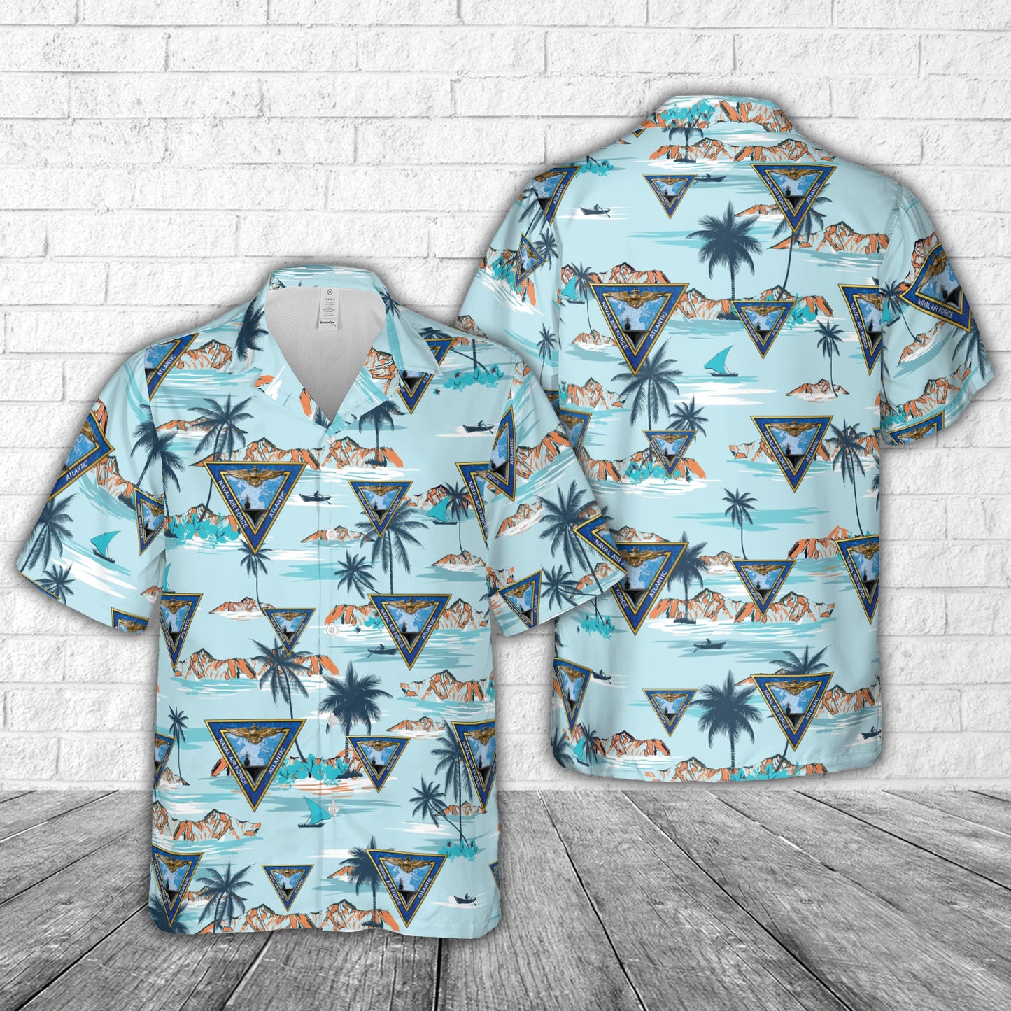 US Navy Commander, Naval Air Force Atlantic Hawaiian Shirt