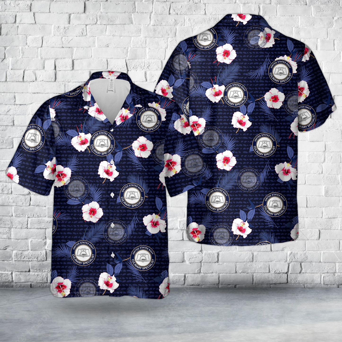 US Navy Culinary Specialists Hawaiian Shirt