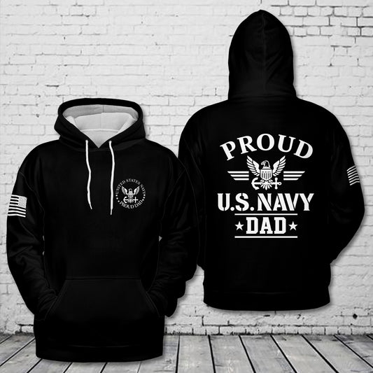 US Navy Dad 3D Hoodie