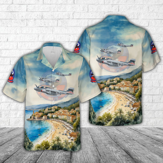 US Navy EA-6B Prowler VAQ-140 'Patriots' Hawaiian Shirt