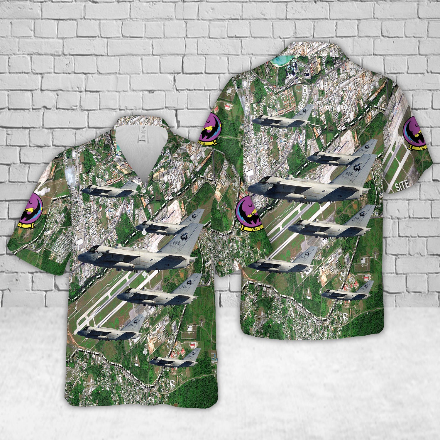 US Navy ES-3A VQ-5 Seashadows Hawaiian Shirt