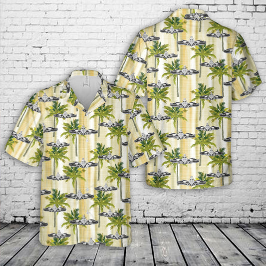 US Navy ESWS insignia Hawaiian Shirt