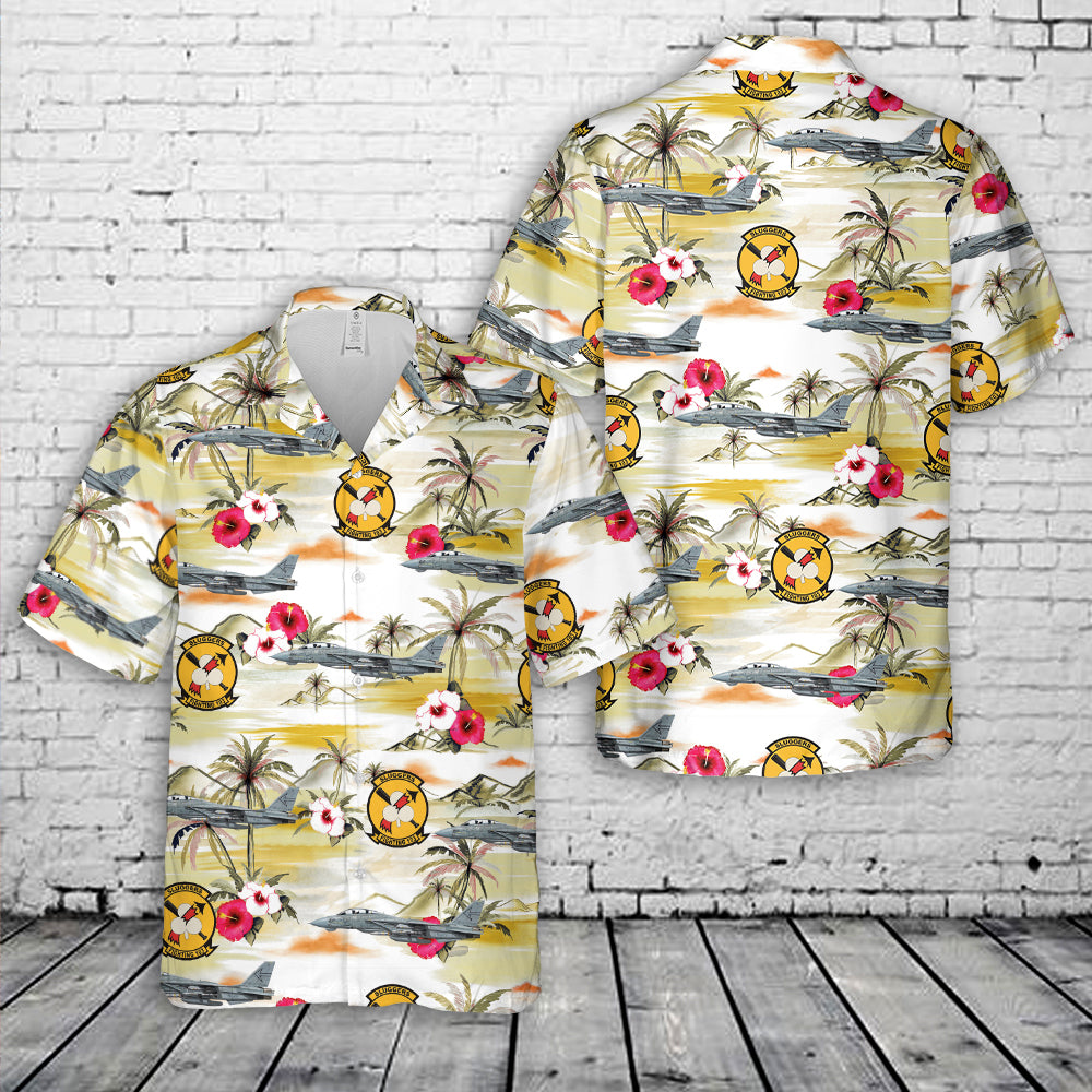 US Navy F-14A+ Tomcat VF-103 Sluggers, AA212 / 161430. CVW-17, USS Saratoga CV-60, 1990 Hawaiian Shirt