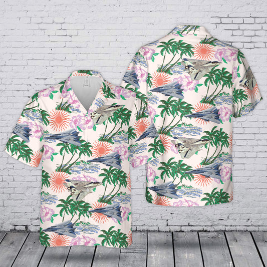 US Navy F-14 Tomcat Hawaiian Shirt