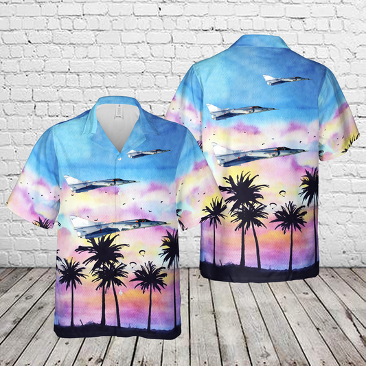 US Navy F-21A Kfir Aircraft Of Fighter Squadron VF-43 Hawaiian Shirt