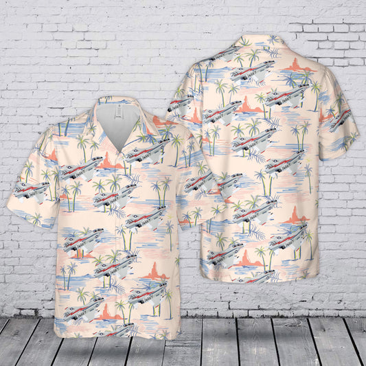 US Navy F-4 Phantom II Hawaiian Shirt