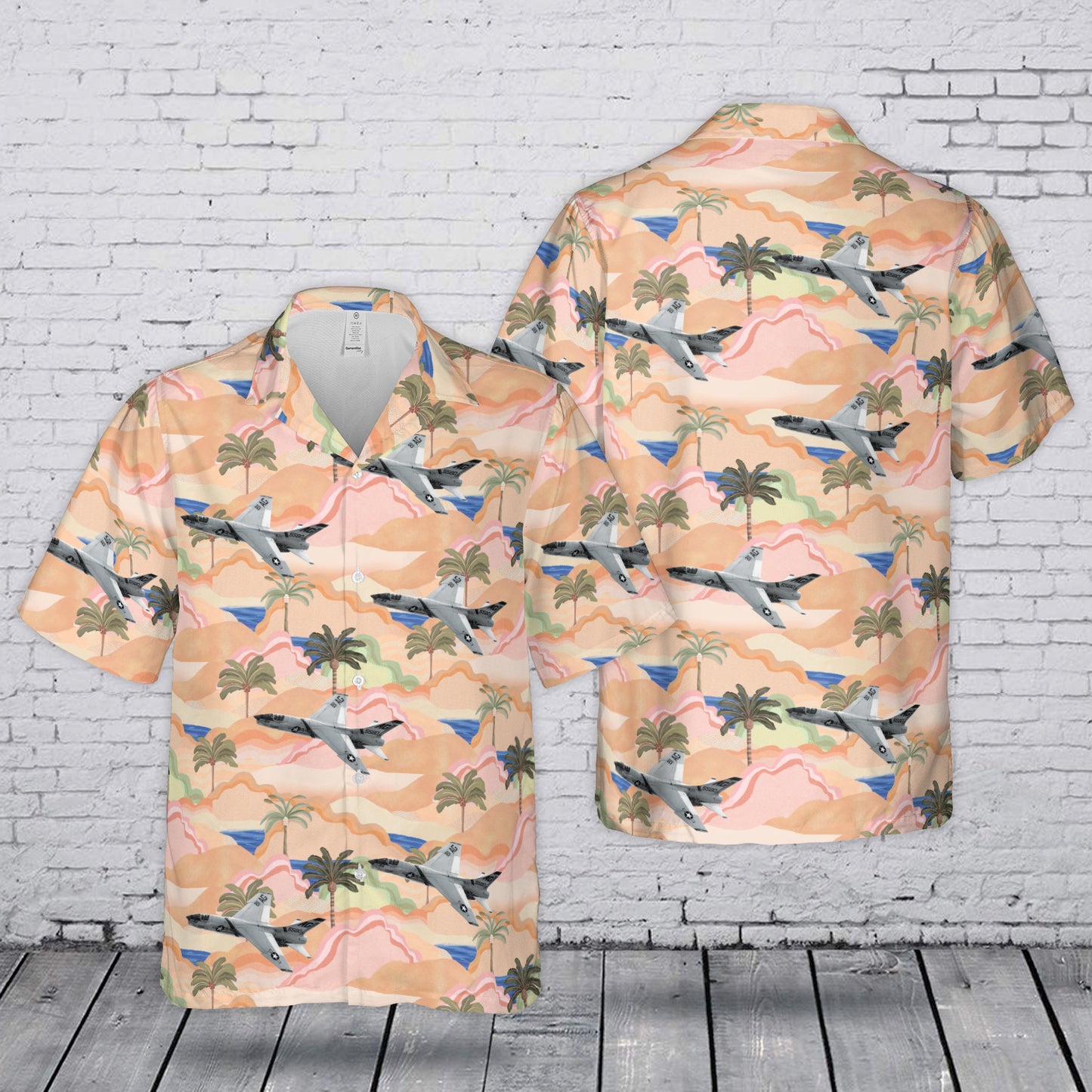 US Navy F-8 Crusader Hawaiian Shirt