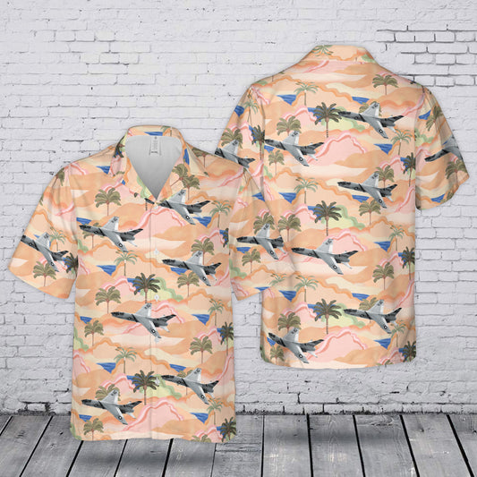 US Navy F-8 Crusader Hawaiian Shirt