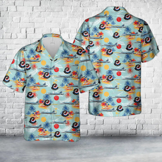 US Navy F/A-18E Hornet VFC-12 Ambush, AF12 / 165783 "SU-57 Felon". TSW - 2021 Hawaiian Shirt